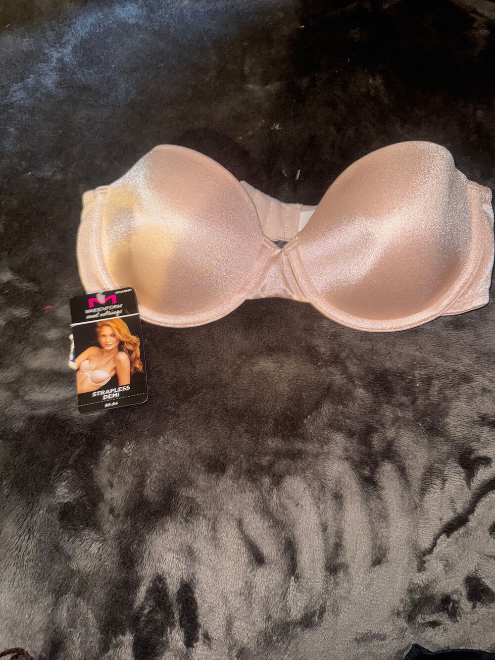 Sweet Nothings 08484 Strapless Convertible Demi Bra 36B WSH